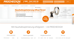 Desktop Screenshot of procheck24.de