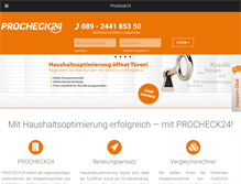 Tablet Screenshot of procheck24.de